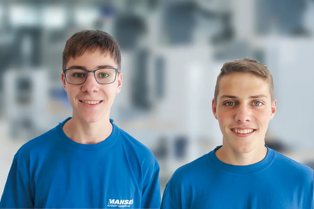 We would like to wish a warm welcome to our new trainees, Leandro Wüst and Dario Obrist