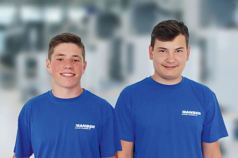 We would like to wish a warm welcome to our new trainees, Timo Ruppanner and Joel Hutter
